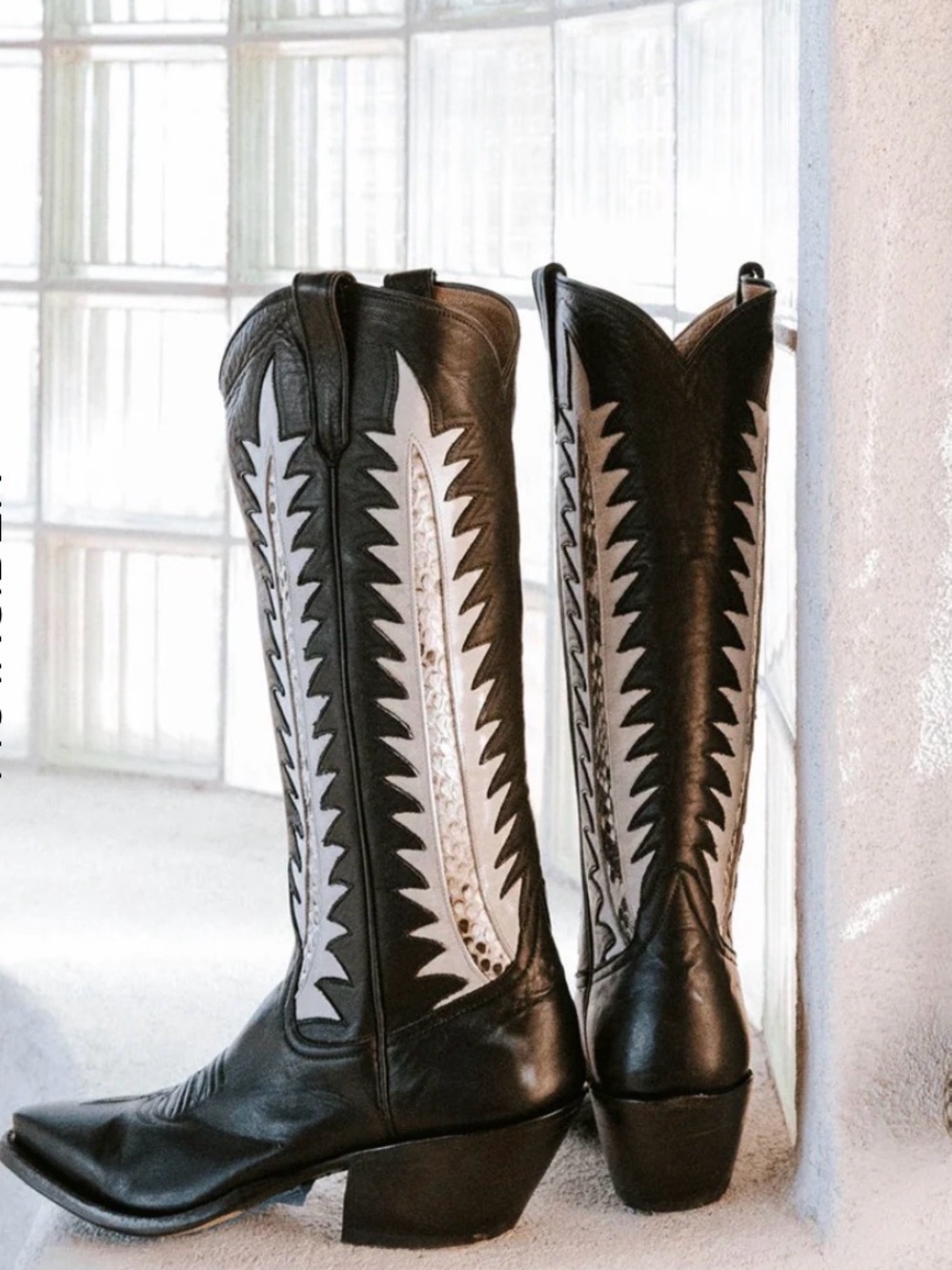 Miron Crosby Kate Western Leather Boots